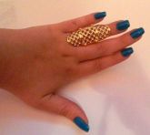Anel articulado com strass